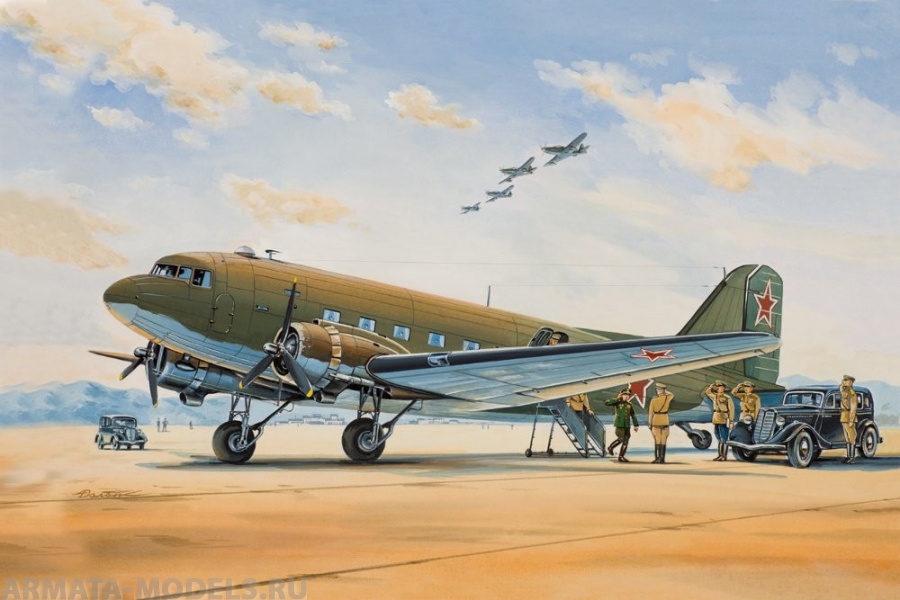 

ЕЕ14439 Транспортный самолет Douglas C-47