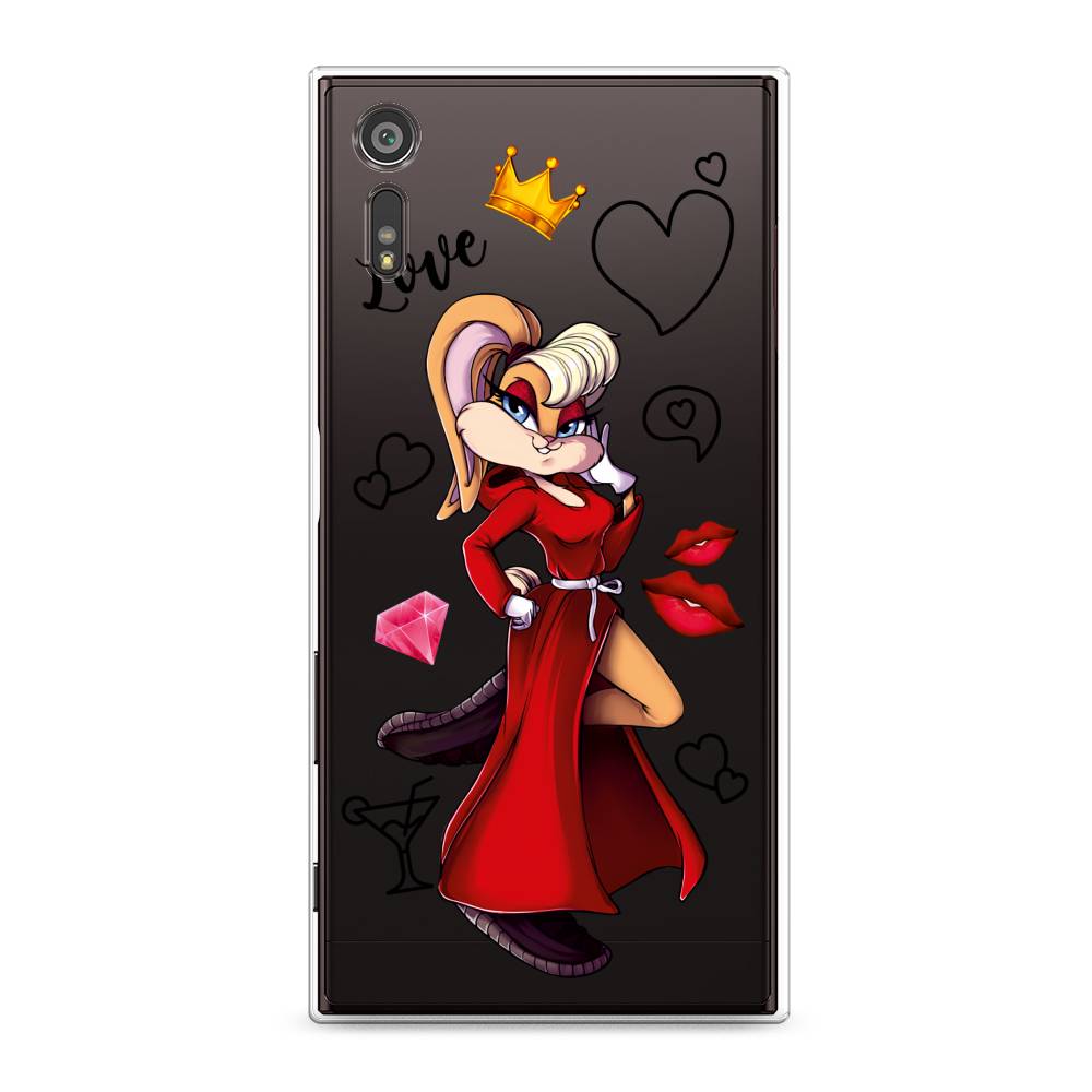 

Чехол для Sony Xperia XZ "Rich Lola Bunny", Красный;бежевый;оранжевый, 51450-6