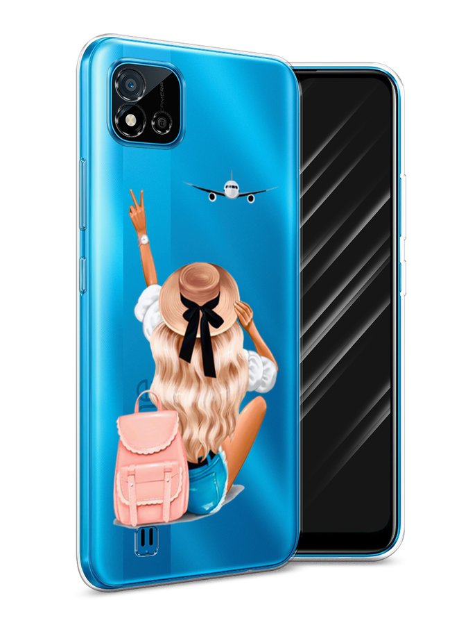 

Чехол Awog на Realme C11 (2021) "Автостопом самолетом", Разноцветный, 257550-7