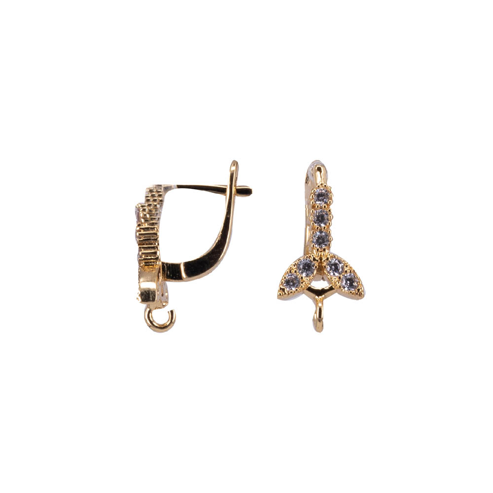 

Серьги из бижутерного сплава с цирконом OTOKODESIGN 32-20004, 32-20004