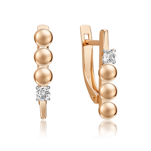 

Серьги из красного золота с топазом PLATINA jewelry 02-4841-00-201-1110_0, 02-4841-00-201-1110_0