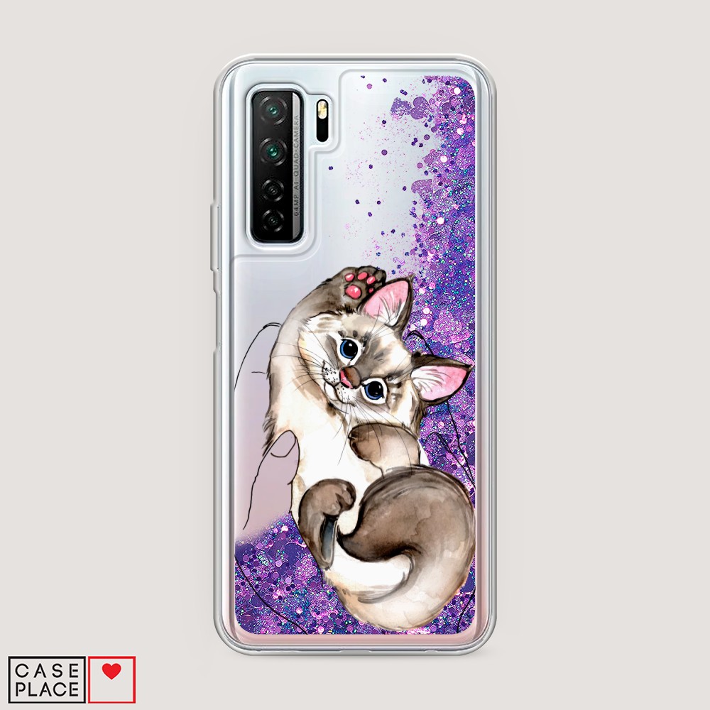 

Чехол Awog на Huawei P40 lite 5G/Honor 30S Global/Nova 7 SE "Котенок в ладошках", Разноцветный, 6103092-1