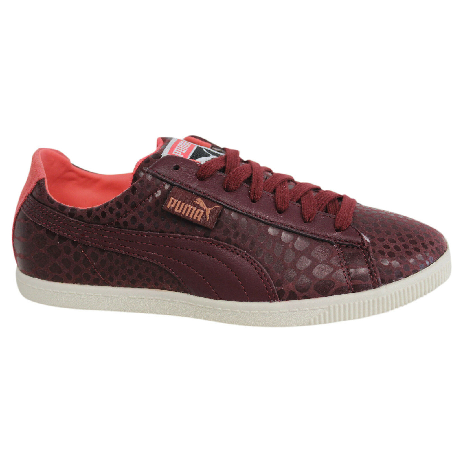 фото Кеды мужские puma glyde lo hyper w бордовые 7.5 uk