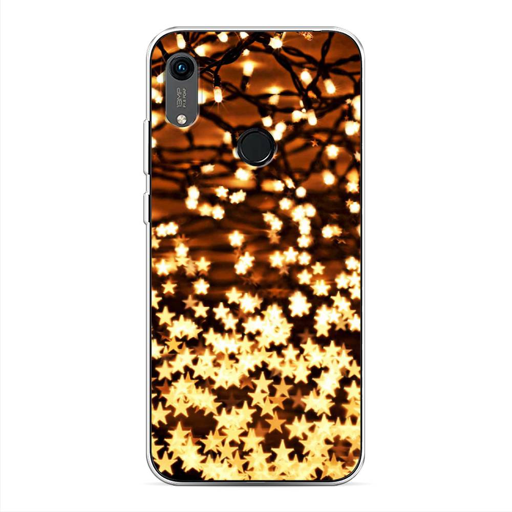 фото Чехол на huawei y6 2019/honor 8a/8a pro/y6s "новогодняя гирлянда" case place