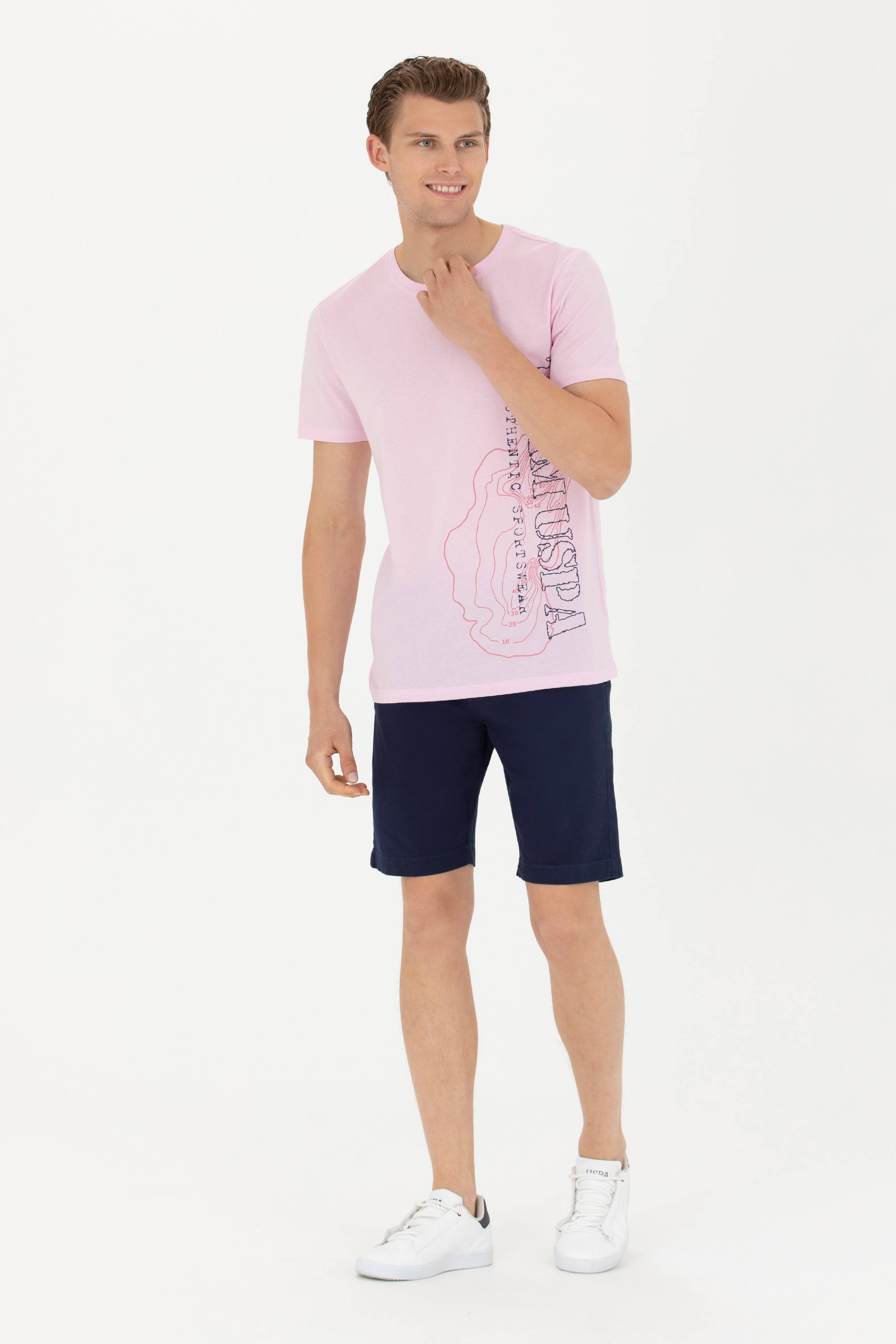

Повседневные шорты мужские U.S. POLO Assn. G081GL0310MARCO23Y синие 36, Синий, G081GL0310MARCO23Y