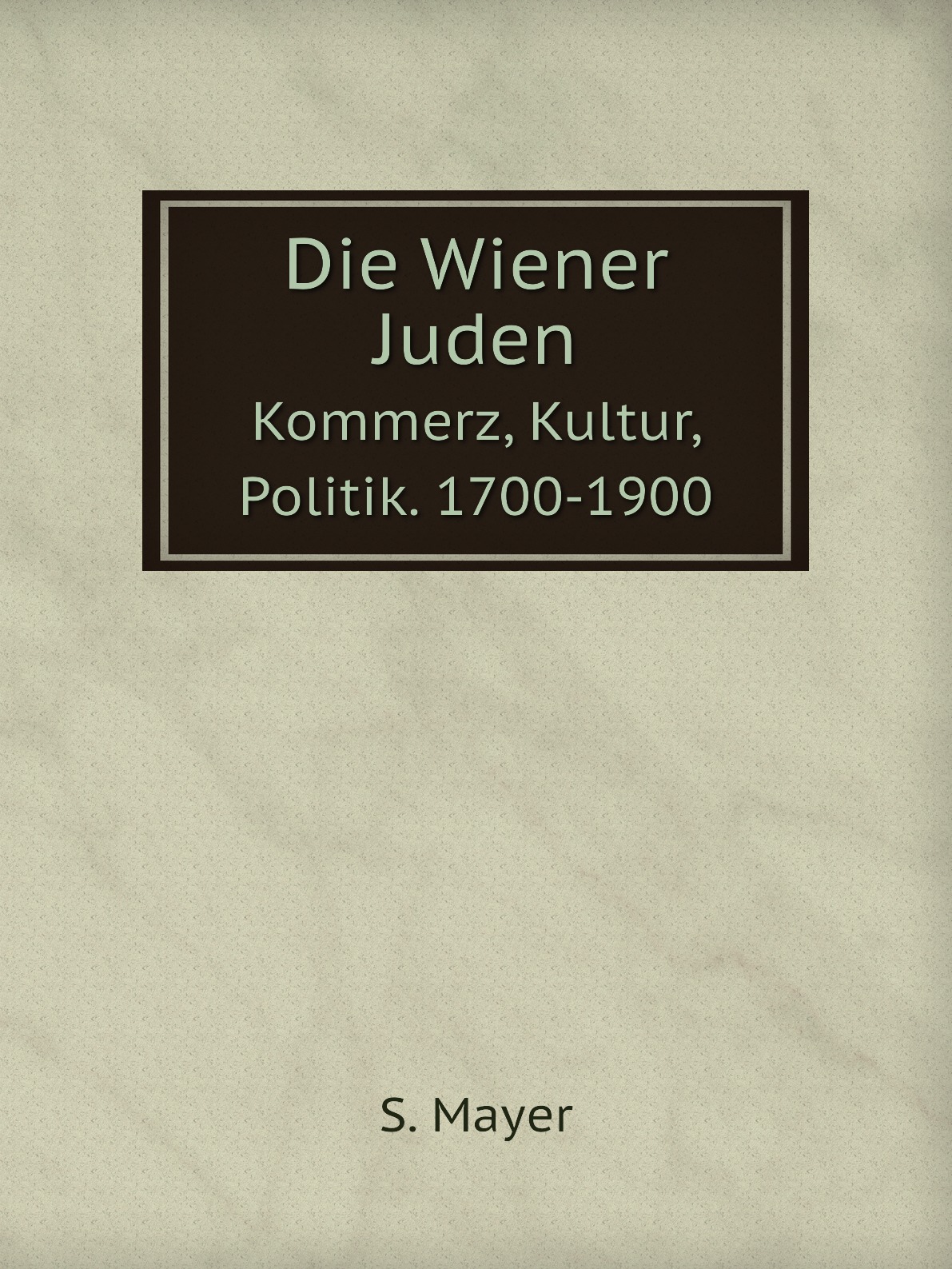 

Die Wiener Juden