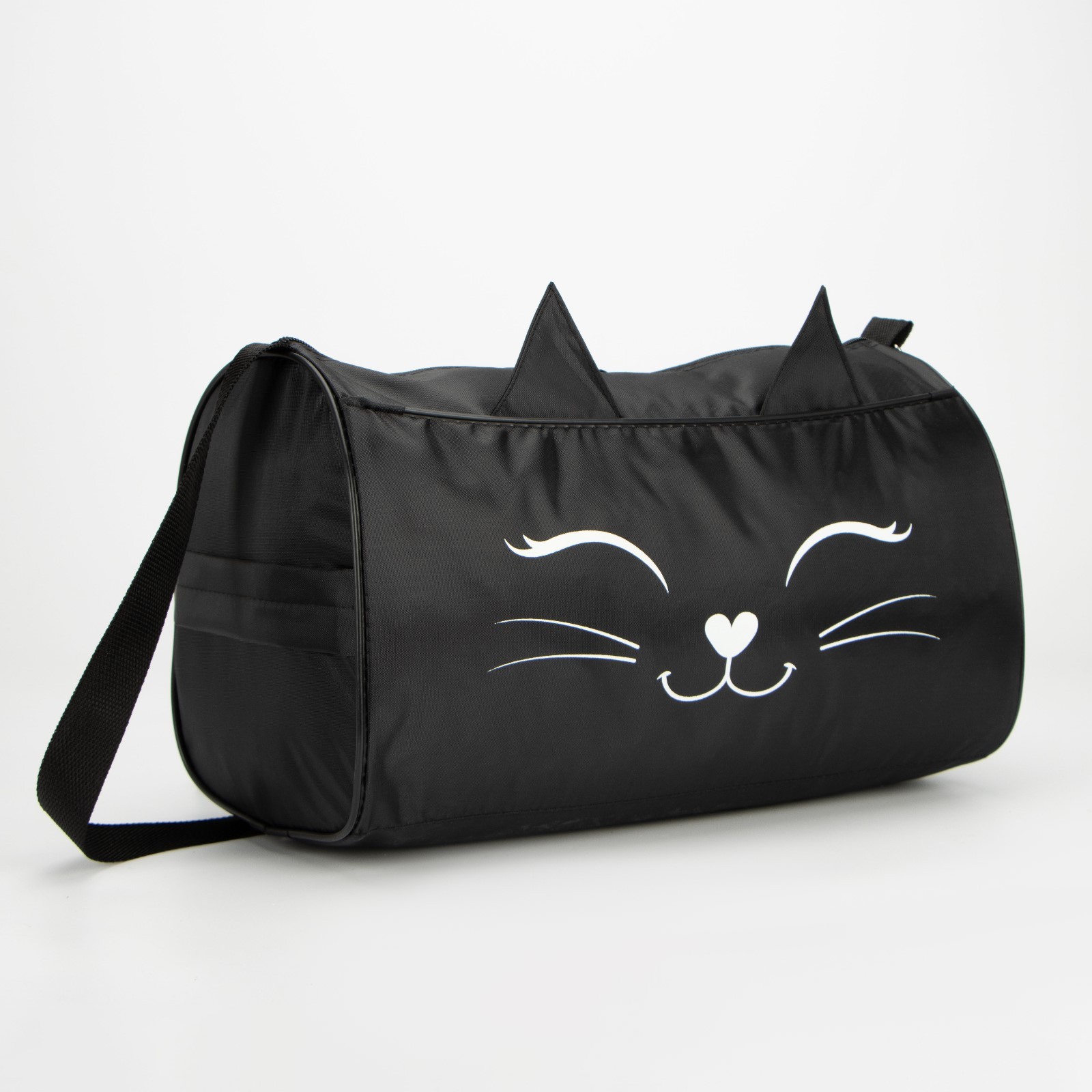 

Сумка спортивная на молнии, наружный карман, цвет чёрный