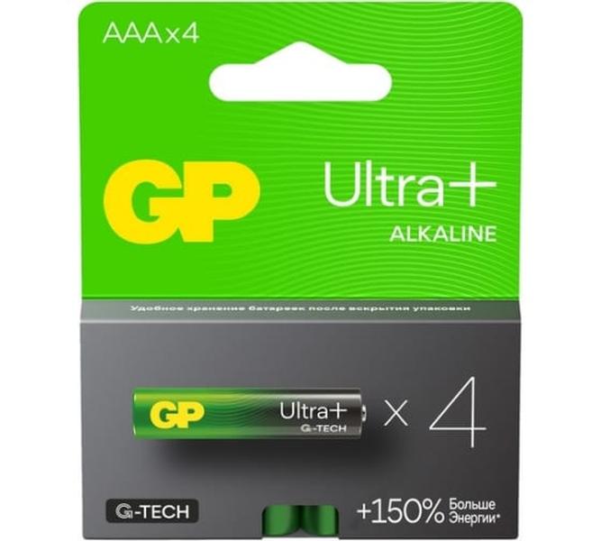 Батарейка Gp Ultra Plus Alkaline 24Aupa21-2Crsb4 Aаa GP BATTERIES GP 24AUPA21-2CRSB4