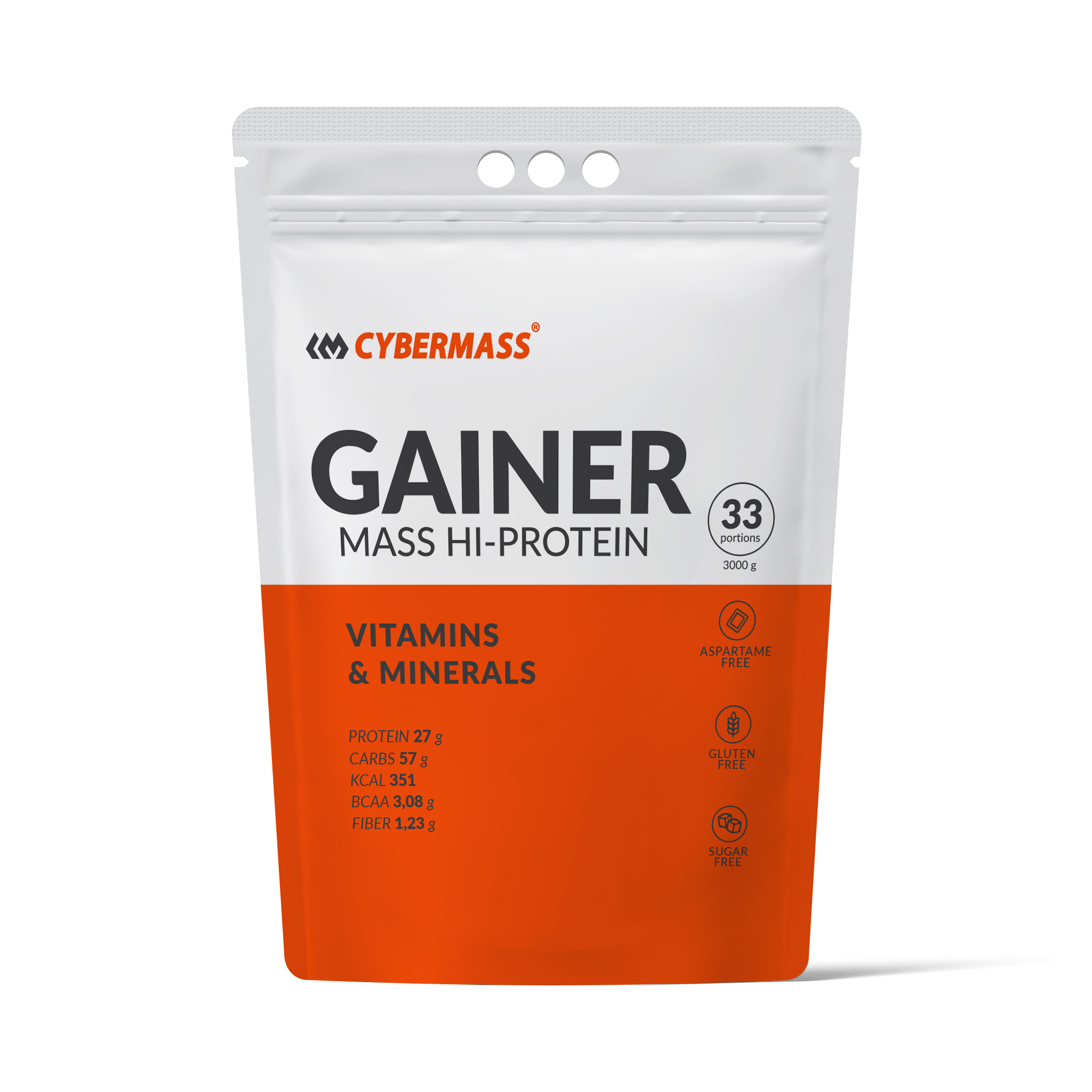 

Гейнер CyberMass Gainer, 3000 г, cookies & cream, Gainer