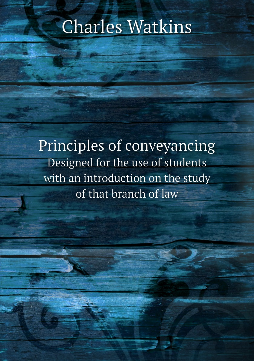 

Principles of conveyancing