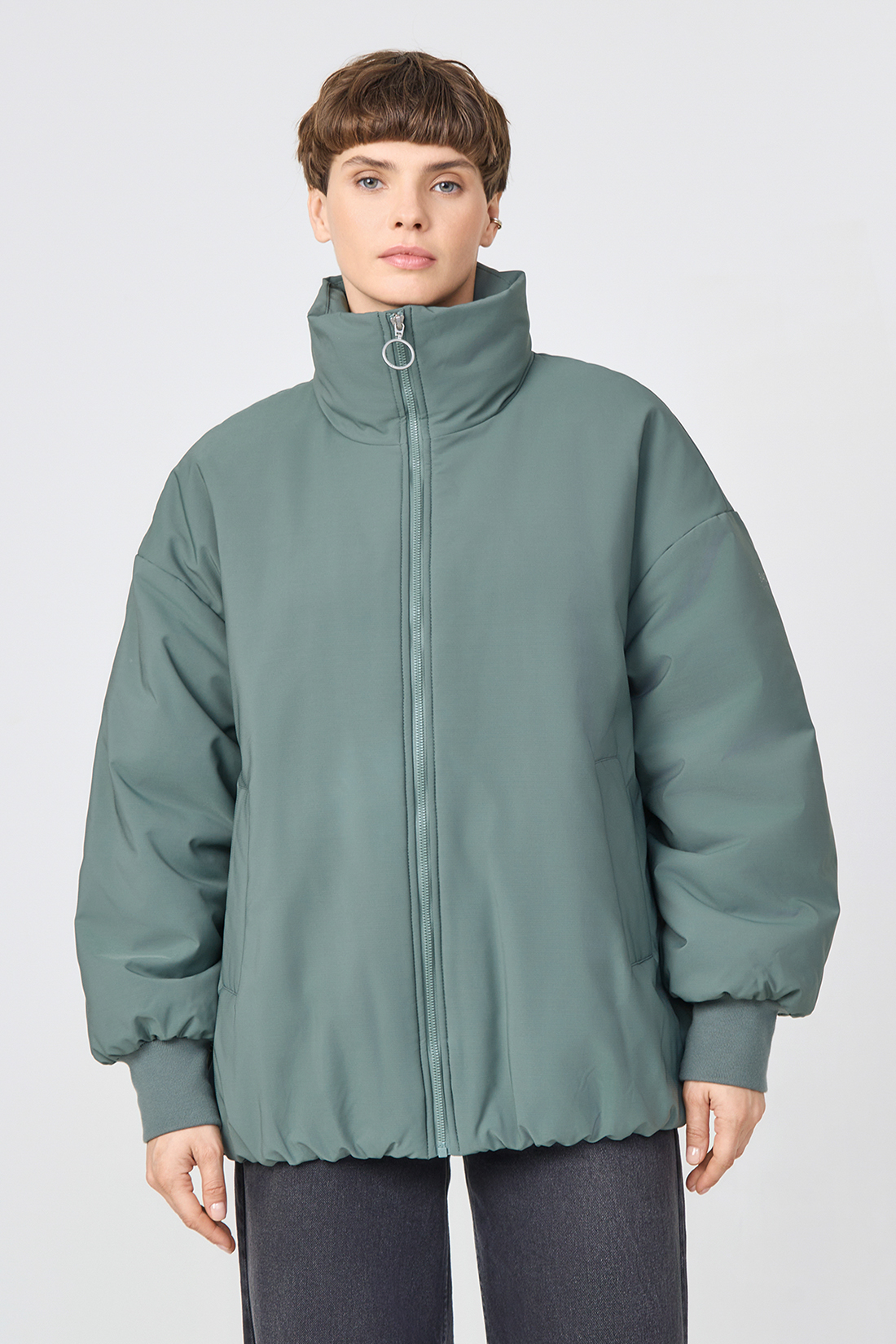 Куртка женская Baon B0323513 зеленая L