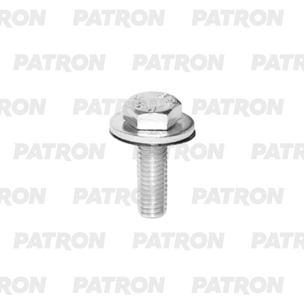 

PATRON P37-2943T Винт металлический с шайбой, универсальный M6x20x16mm 10шт