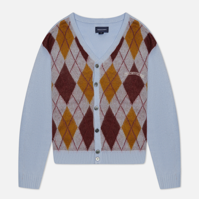 

Мужской кардиган thisisneverthat Argyle голубой, Размер XL, Argyle