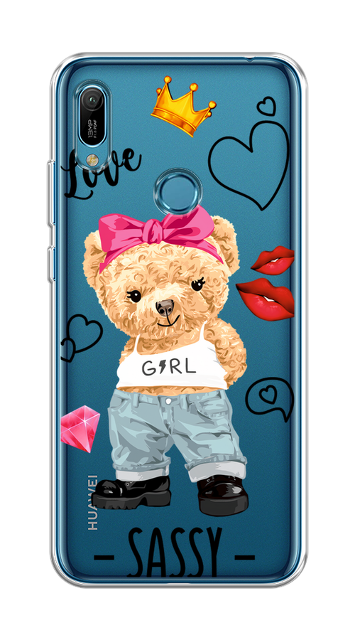 

Чехол на Huawei Y6 2019/Honor 8a/8a Pro/Y6s "Sugar Mommy", Голубой;белый;розовый, 68750-6