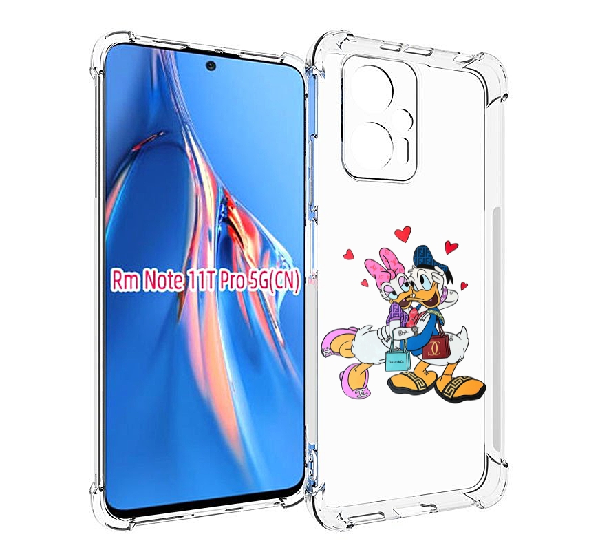

Чехол MyPads модные-влюбленные-утки для Xiaomi Redmi Note 11T Pro / 11T Pro Plus / Poco..., Прозрачный, Tocco
