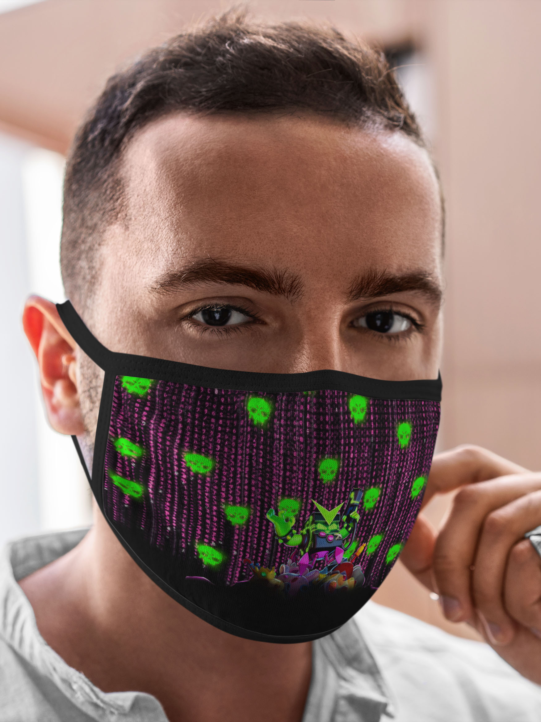 

Многоразовая маска унисекс Burnettie Brawl Stars Virus 8 Bit, Разноцветный, Brawl Stars Virus 8 Bit