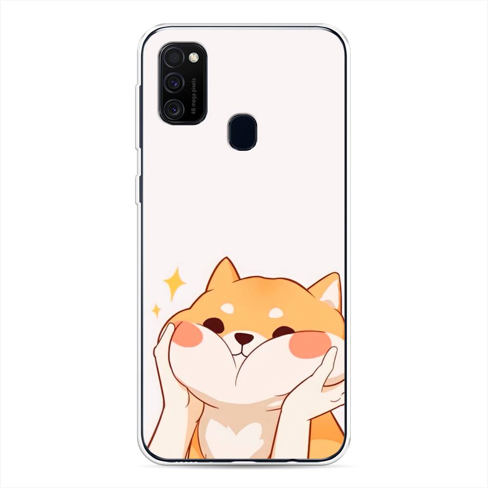 

Чехол Awog на Samsung Galaxy M30s/M21 "Сладкий песик", Разноцветный, 29850-1