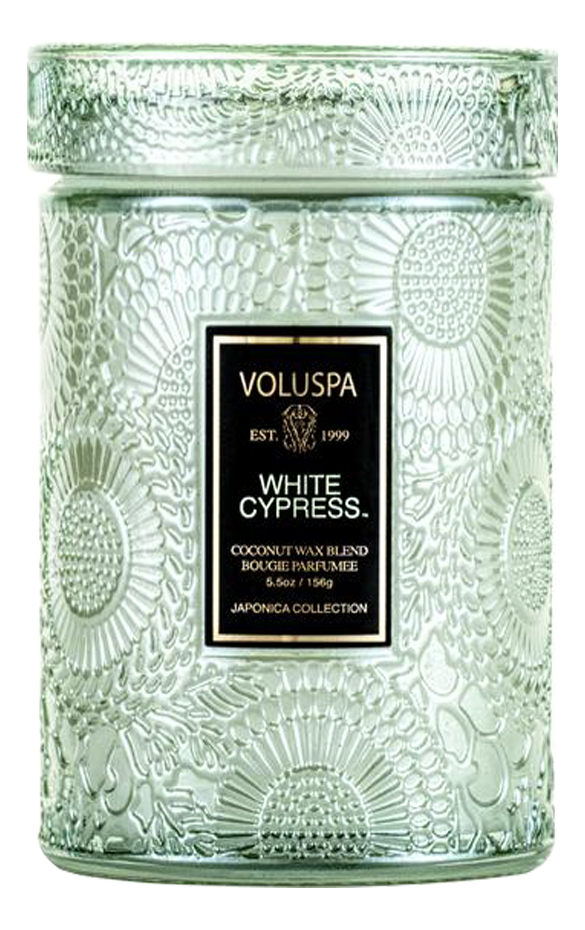 

Ароматическая свеча VOLUSPA White Cypress (Белый Кипарис) 156г, 325936