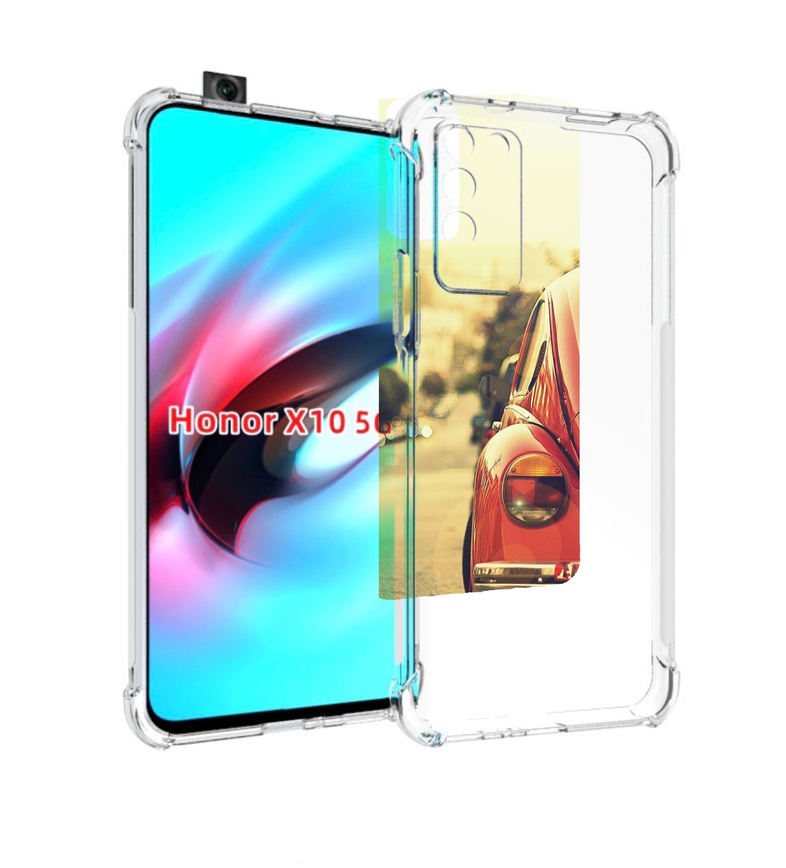 

Чехол MyPads Жук для Honor X10, Прозрачный, Tocco