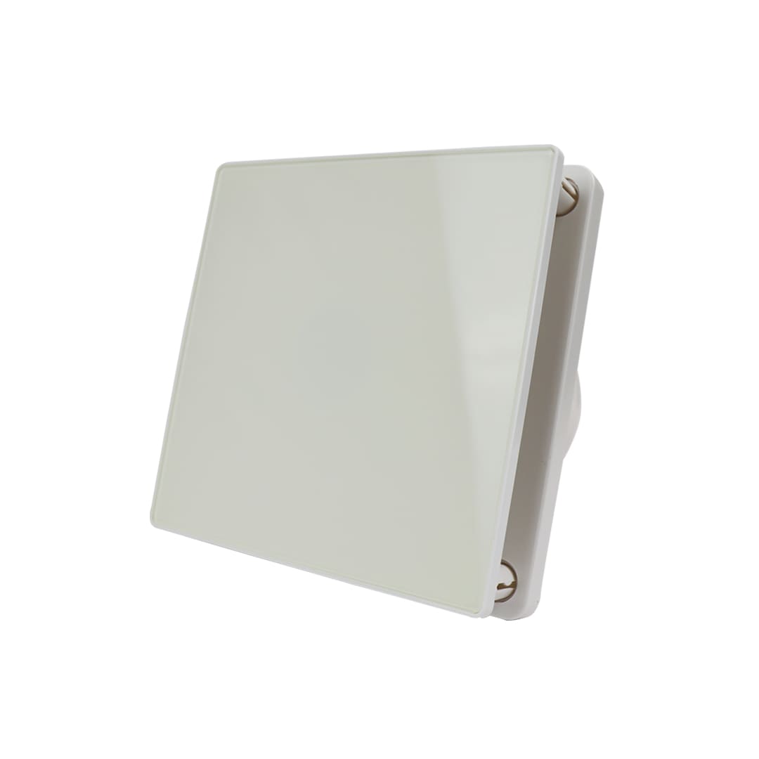 mezan polished nickel white glass потолочный накладной светильник l Накладной вентилятор Seicoi SKGP04-01 Glass