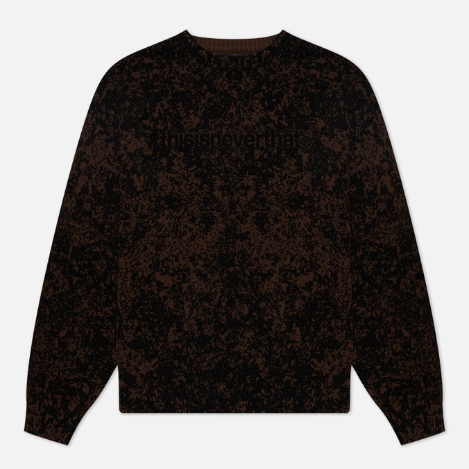 Мужской свитер thisisneverthat Pixel коричневый, Размер M