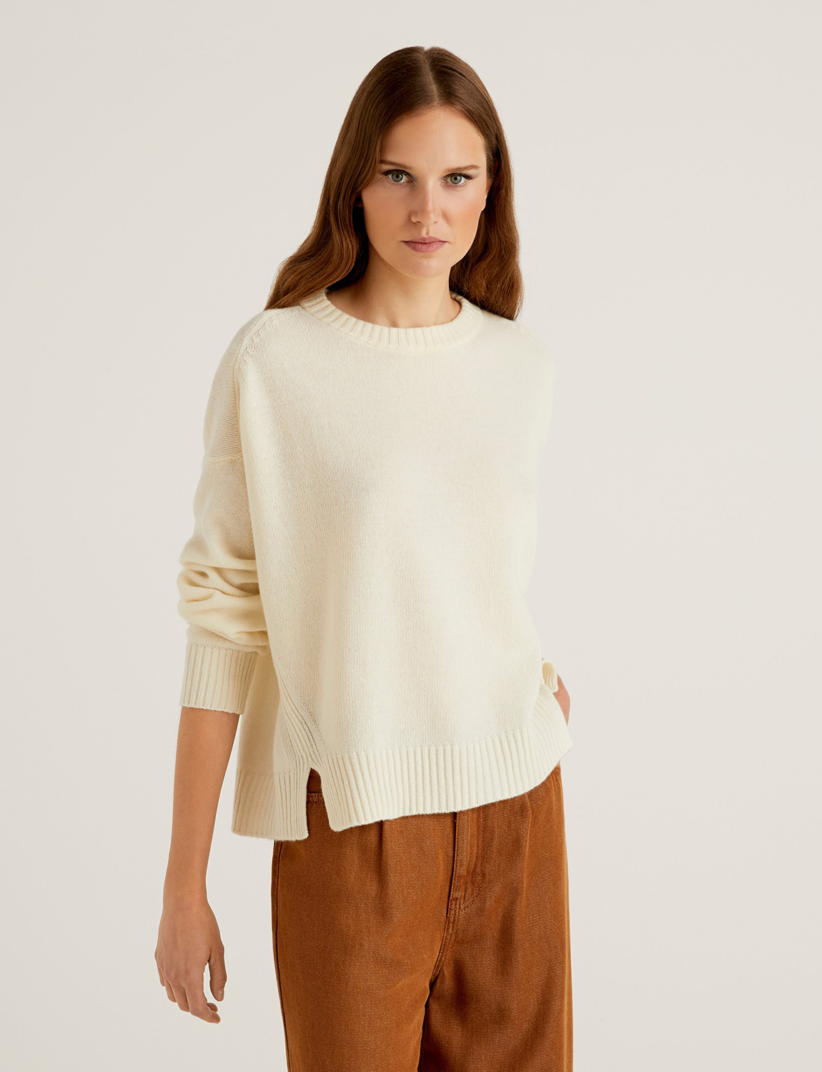 

Джемпер женский United Colors of Benetton 21A_1244D1P11 бежевый M