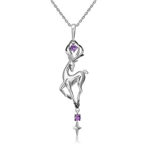 

Подвеска из серебра с аметистом PLATINA jewelry 03-3242-00-203-0200-68_0, 03-3242-00-203-0200-68_0