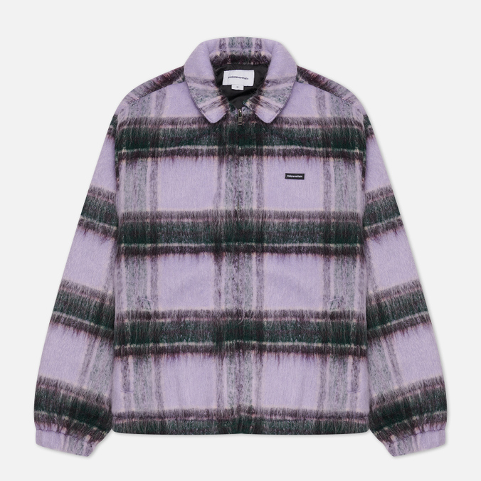 

Мужская демисезонная куртка thisisneverthat Burshed Check Zip фиолетовый, Размер M, Burshed Check Zip