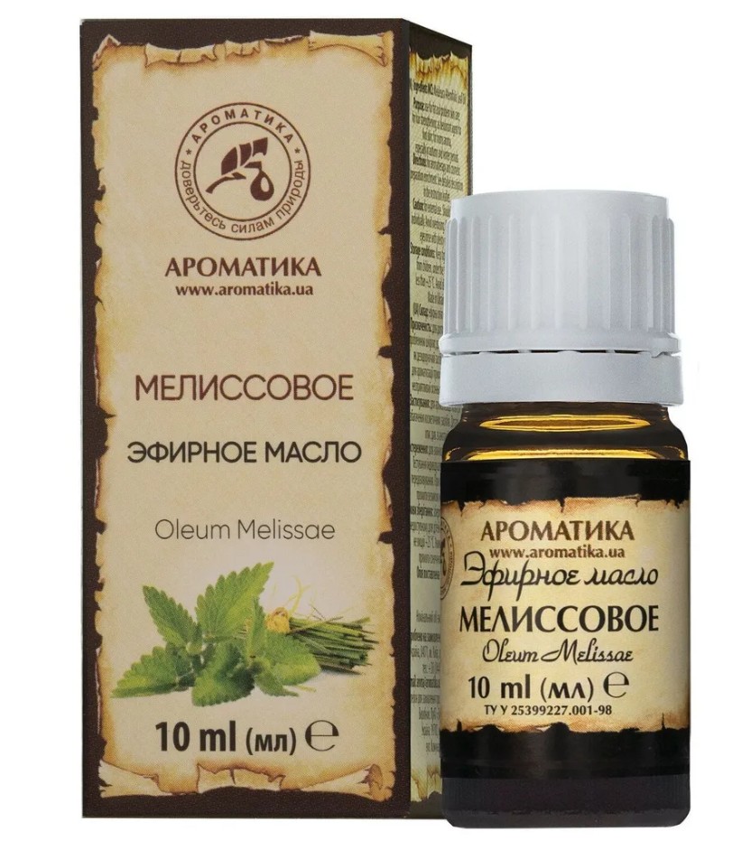 

Масло эфирное мелиссовое Ароматика 10 мл