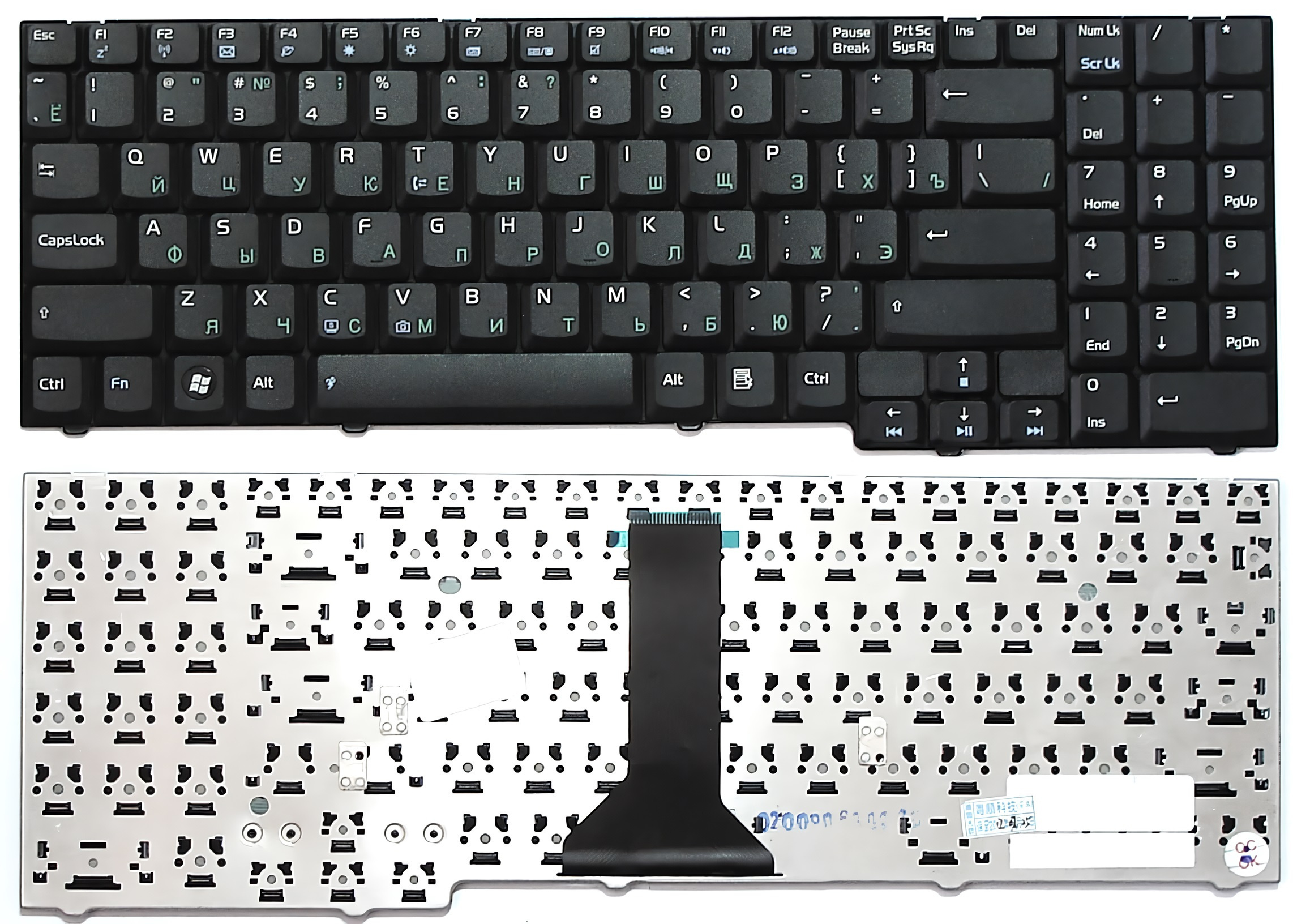 

Клавиатура ASUS для ноутбука Asus M51, M51V, X55SR, F7, F7E, F7F