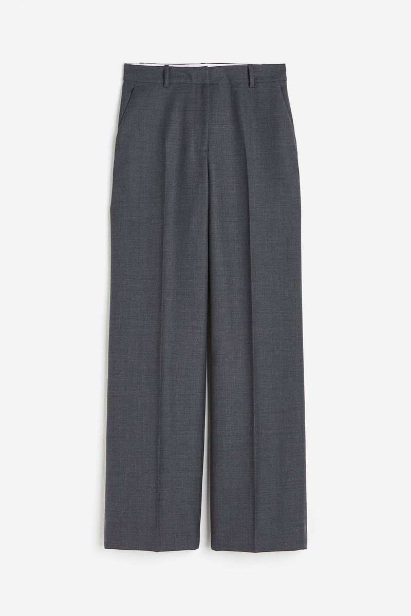 

Брюки женские H&M 1195937 серые 34 EU, Серый, 1195937