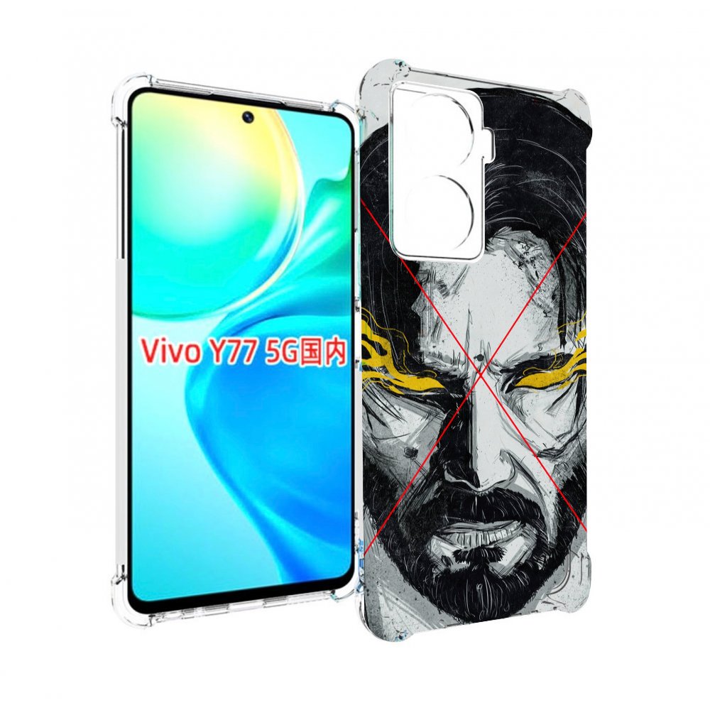 

Чехол MyPads Джон-Уик для Vivo Y77 5G, Прозрачный, Tocco