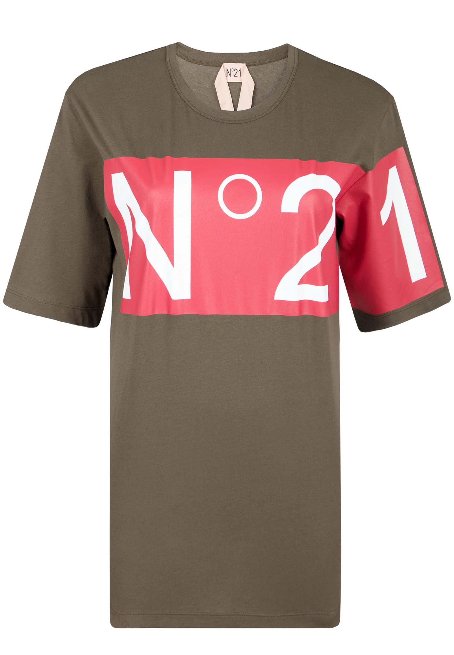 

Футболка женская NO.21 117461 зеленая 38 IT, 117461