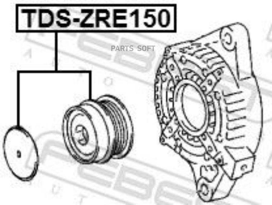 

ШКИВ ГЕНЕРАТОРА FEBEST tdszre150