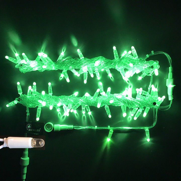 Световая гирлянда новогодняя RichLED RL_RL-S10C-220V-CT_G 10 м зеленый