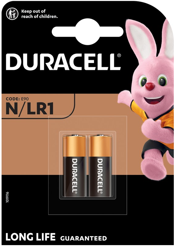 фото Батарея duracell alkaline du spec n 2bl mon lr1 (2шт)