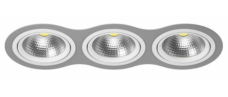 

Lightstar Встраиваемый светильник Lightstar Intero 111 i939060606 серый WWW