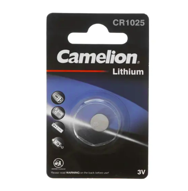 Батарейка Camelion Lithium плоская / CR1025