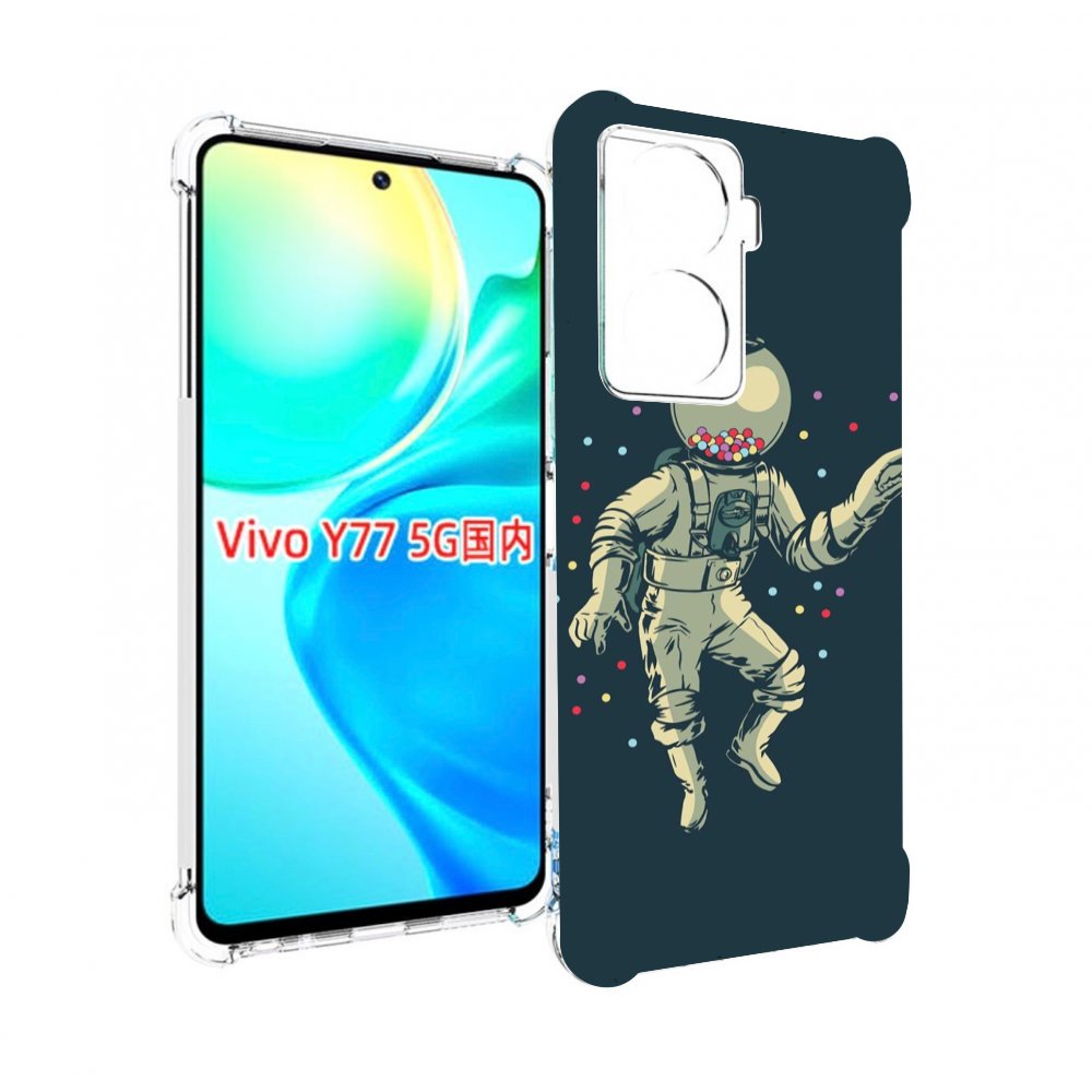 

Чехол MyPads Космонавт для Vivo Y77 5G, Прозрачный, Tocco