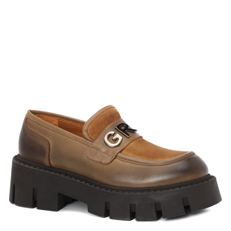 

Лоферы женские GIANNI RENZI GR976 коричневые 39 EU, GR976