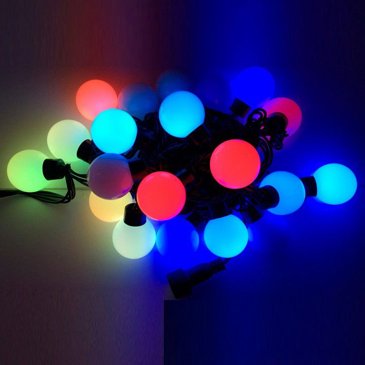 

Световая гирлянда новогодняя RichLED RL_RL-S5-20C-40B-B_RGB 5 м разноцветный/RGB