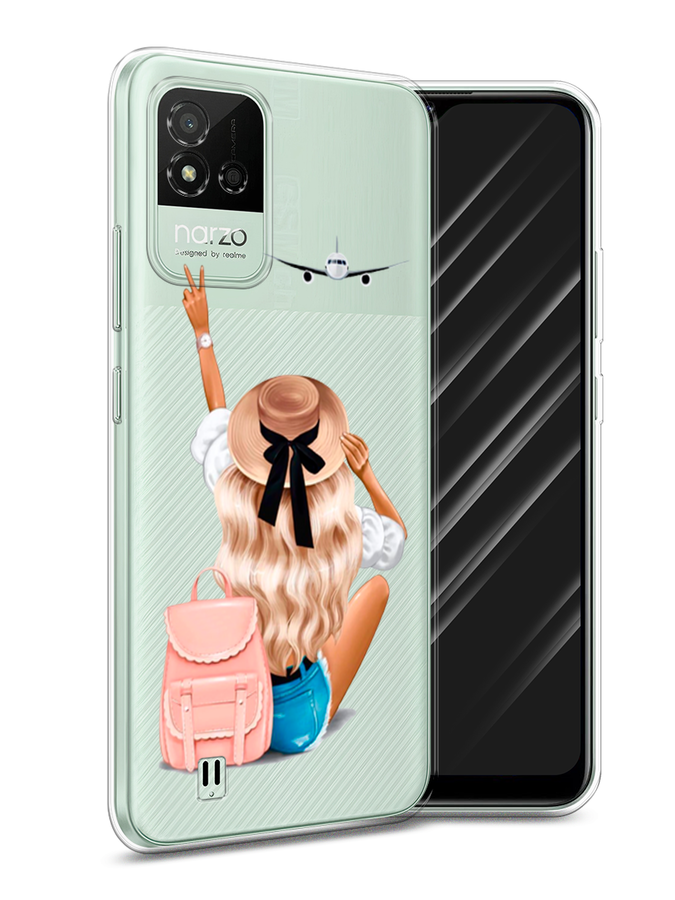 

Чехол Awog на Realme Narzo 50i "Автостопом самолетом", Разноцветный, 2510050-7
