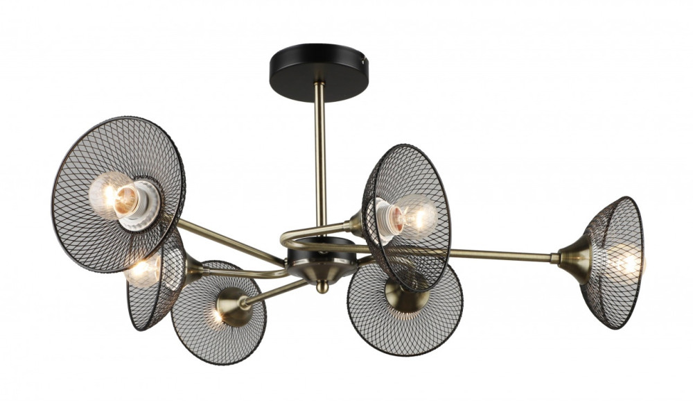 

Потолочная люстра Imex MD.5700-6-S-AB+BK, Imex MD.5700-6-S-AB+BK