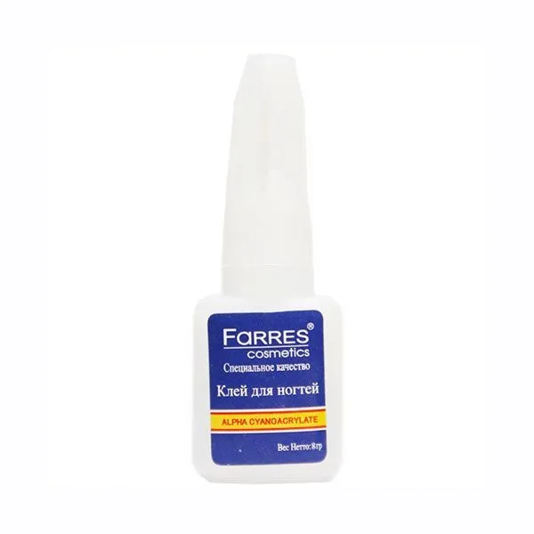 

Клей для ногтей Farres cosmetic с кисточкой 8 г