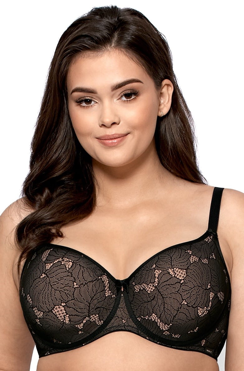 

Бюстгальтер женский Nipplex Amanda spacer черный 90C, Amanda spacer