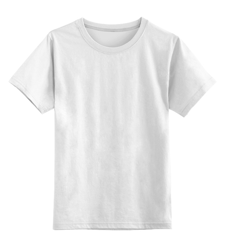 Детская футболка Printio Просто белая, чистая, без принтов цв.белый р.116