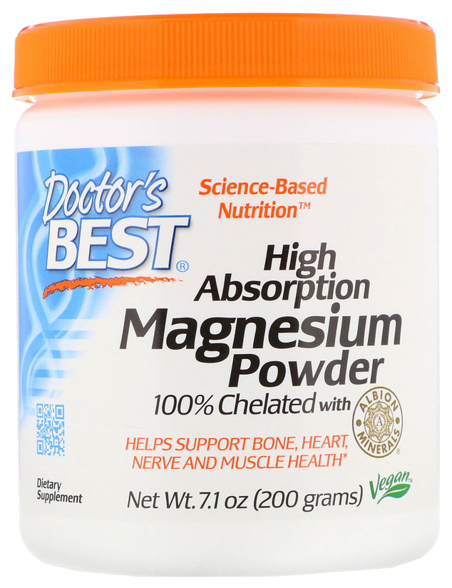 фото Magnesium with albion minerals doctor's best порошок 200 г