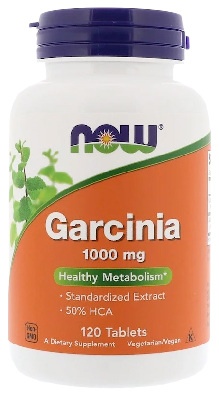 Гарциния Now 1000 мг таблетки 120 шт.