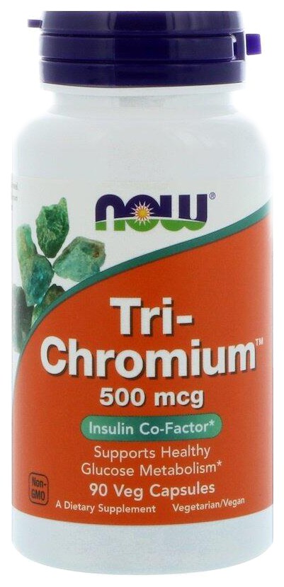 Купить Tri-Chromium Now 500 мкг капсулы 90 шт.
