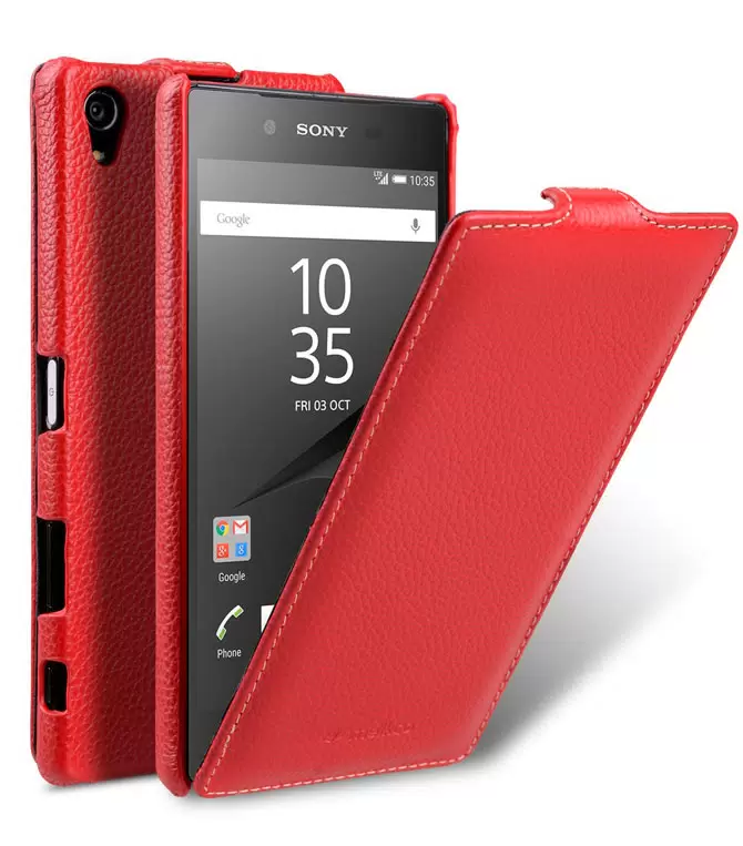 

Кожаный чехол Melkco Jacka Type для Sony Xperia Z5 Premium красный